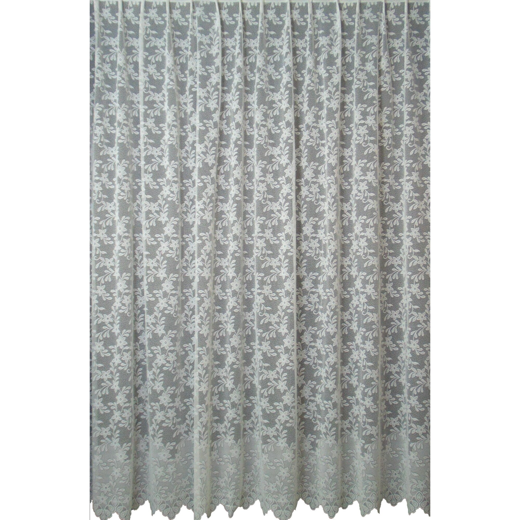 Perdea 4037, 350 x 240 cm, Alb